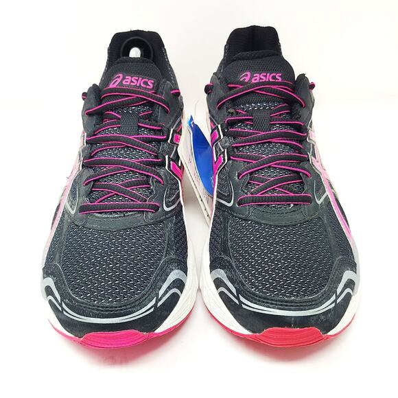 Asics Shoes Womens 12 Sneakers GEL-Equation 8 Running T5Q6N Black Pink - Picture 5 of 10